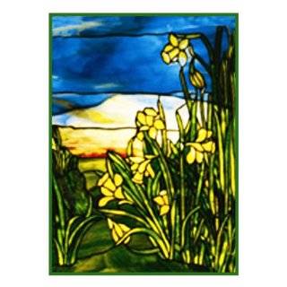 Daffodils inspired by the work of Art Nouveau and Stained Glass Artist 