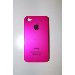  Hot Pink Plastic iPhone 4 Hardshell Case Cover Everything 