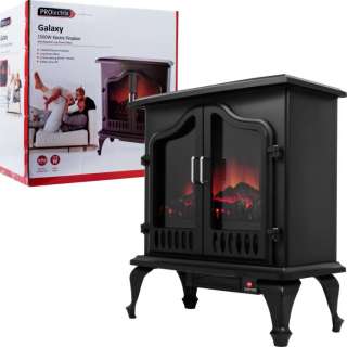   Galaxy Electric Fireplace Heater, Free Standing, 1500 Watt Unit  