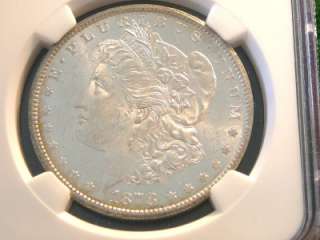 1878 CC Morgan Silver Dollar BU NGC Graded MS 62  