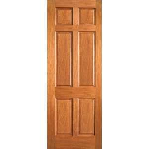   18x80 (1 6x6 8) 6 Panel Solid Mahogany Interior Door Home