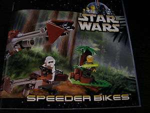 LEGO STAR WARS SPEEDER BIKES 7128 COMPLETE SET  