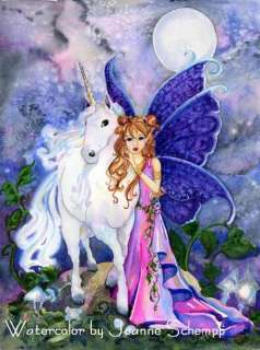 MERMAID FAIRY ♥ REFRIGERATOR MAGNET Unicorn SCHEMPP  