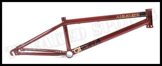 New 2010 Cardinal Ambassador BMX Bike Frame 20.5”   Burgundy