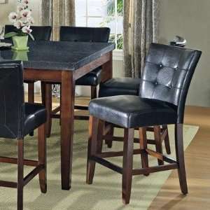   Height Parsons Chair in Multi Step Black [Set of 2]