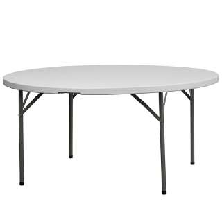 Lot of 10 5ft Round Banquet Catering Folding Tables  