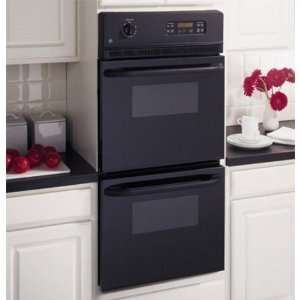    GE JRP28BJBB 24In. Black Double Wall Oven