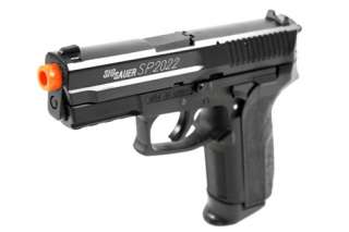 airsoft licensed sig sauer sp2022 full metal slide co2 semi automatic 