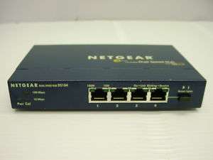Netgear DS104 Dual Speed 4 Port Ethernet Network Hub  