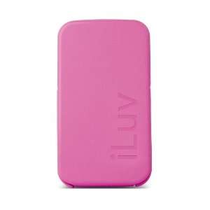   Leather Hard Case for iPhone 3G/3GS   Pink Cell Phones & Accessories
