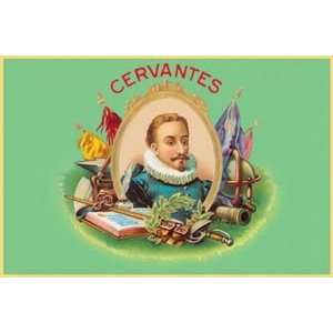  Cervantes Cigars   Paper Poster (18.75 x 28.5)