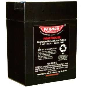  Parmak 901 6 Volt Gel Cell Battery for Solar Powered 