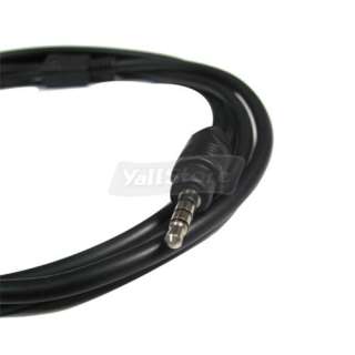 AV 3.5mm Jack Plug to 3 RCA Adapter Cable Audio Video  