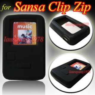  SILICONE SKIN CASE COVER fr SANDISK SANSA CLIP ZIP 4GB 8GB  PLAYER