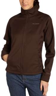 Columbia Lady Ace Supreme Softshell Womens Omni tech Brown Large new $ 