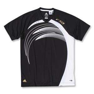 adidas F50 Style ClimaLite Soccer Jersey (Blk/Wht)