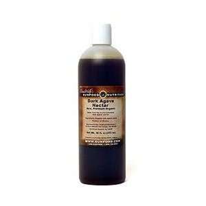 Agave Nectar (Premium Dark) 32oz liquid by Sunfood Nutrition