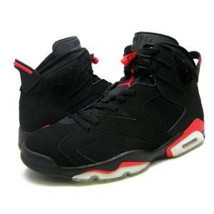  Nike Air Jordan 6 Retro Black/Varsity Red Size 9 