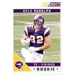  # 356 Kyle Rudolph RC   Minnesota Vikings (field in background (RC 