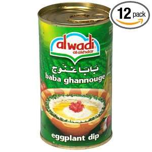 Alwadi Al Akhdar Baba Ghannouge, Eggplant Dip, 12.75 Ounce Cans (Pack 