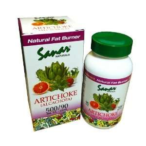 Artichoke Alcachofa 90 Caps 500mg Sanar Naturals Cholesterol and Fat 