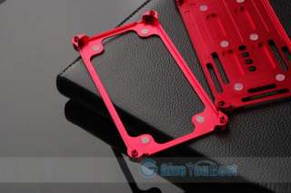 Transformers Red Luxury Aluminum Metal Durable Bumper Case For iPhone 