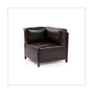  Plush Almond Chicago Textile Axis II Corner Chair 