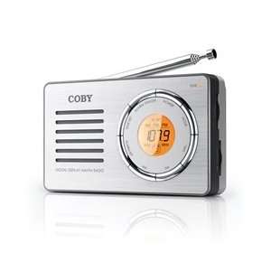  Coby Digital Am/Fm Radio W/ Alarm Clock Telescopic Antenna 