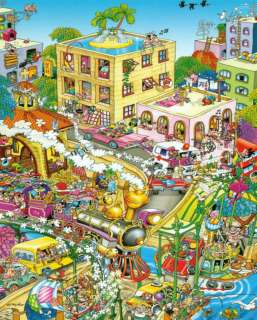 ceaco comic relief series by artist rj crisp 750 piece jigsaw puzzle 