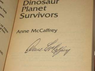   Planet Survivors SIGNED by Anne McCaffrey Paperback 8TH PRINTING