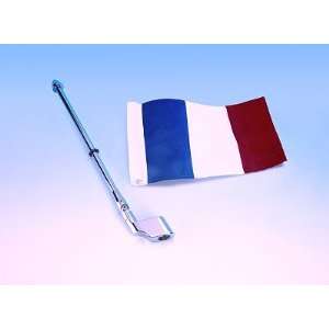  Big Bike Parts Antenna Mount Flag   French (Kit) Sports 