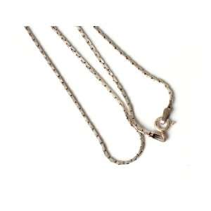 box link 1.5mm antique finish 925 stamp sterling silver chain necklace 