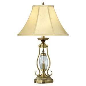   A789SB Nightstand Table Lamp, Satin Antique Brass