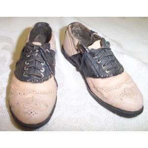   of a Pair of Antique Golf Shoes Paperweight #KE44642