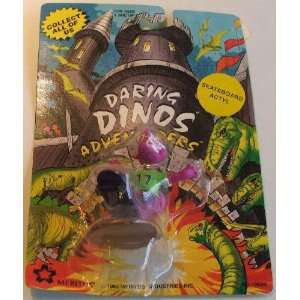  Daring Dinos Skateboard Actyl PVC Figure 