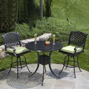   Round Bar Table Set in Antique Fern 22 7610 AF Patio, Lawn & Garden