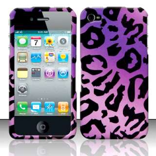 Hard SnapOn Phone Protect Cover Case FOR Apple IPHONE 4 4S Leopard 