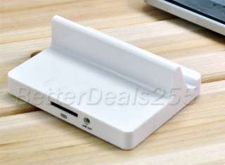 USB Sync Charger Cradle Dock Stand Holder For Apple iPad 2 2nd Gen