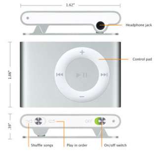 Apple iPod shuffle 1 GB Pink (2nd Generation) OLD MODEL  Players 