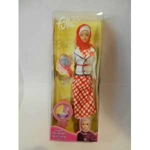  Red Fulla Muslim Doll Arabic Toy Hijab Eid Gift Outdoor 