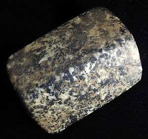   Indian Prismoidal BANNERSTONE Granite Stone Artifact , Indiana IN
