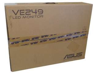 ASUS VE249H 1080 1920X1080 VGA DVI HDMI 24 LED Monitor 610839357024 