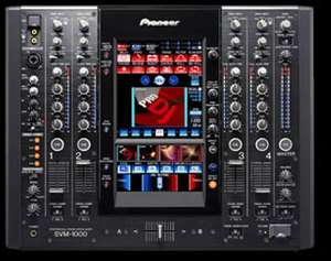 Pioneer SVM 1000 4 Channel Pro DJ Audio/Video Mixer   Black  