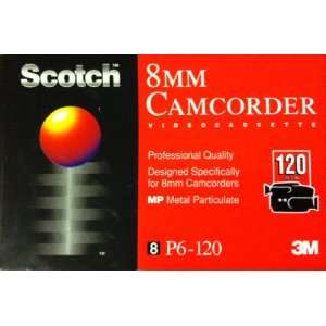  Scotch P6 120 8mm Camcorder Video Cassette Electronics