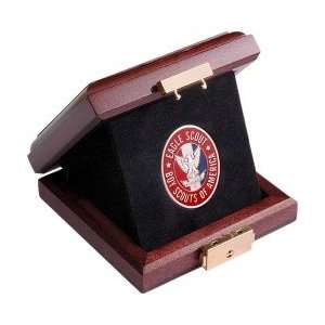  Eagle Scout Award Gift   Silver Coin in Cherry 