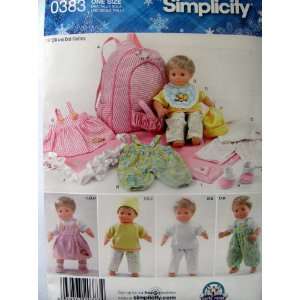   15 Baby Doll Clothes, Blanket and Doll Carrier Arts, Crafts & Sewing