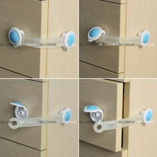 10x Bendy Door Drawers Safety Lock For Child Kids Baby  
