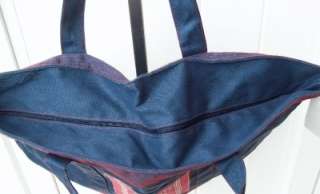 Ralph Lauren tote bag purse RL supply co nwt huge blue  