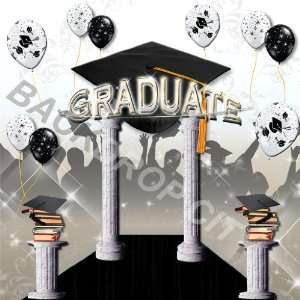    8x8 Graduation 3 Hip Hop Background Backdrop