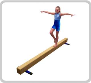 Tiffin Gymnastics Suede Padded Balance Beam 8ft Long  